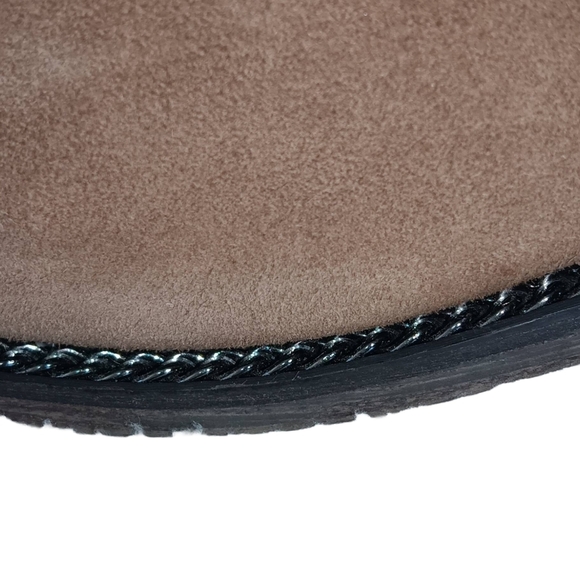 Franco Sarto Tan Over the Knee Boots With Zipper Closure - Picture 6 of 9